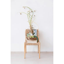 Load image into Gallery viewer, Woven Water Hyacinth &amp; Rubberwood Chair
