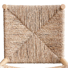 Load image into Gallery viewer, Woven Water Hyacinth &amp; Rubberwood Chair
