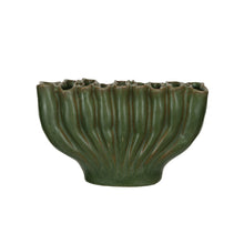 Load image into Gallery viewer, Stoneware Sculptural Vase w/ 9 Sections
