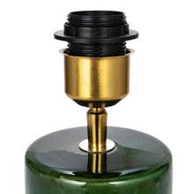 Load image into Gallery viewer, Ceramic Table Lamp w/ Linen Shade &amp; Inline Switch
