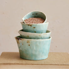 Load image into Gallery viewer, Stoneware Measuring Cups, Set of 4 (Each One Will Vary)
