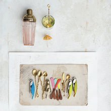 Load image into Gallery viewer, 20 oz. Glass Cocktail Shaker w/ Stainless Steel Top, Pink &amp; Gold Finish
