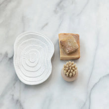 Load image into Gallery viewer, Stoneware Wood Slice Shaped Soap Dish (Each One Will Vary)
