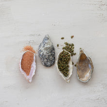 Load image into Gallery viewer, Stoneware Oyster Shell Shaped Dish, 4 Colors (Each One Will Vary)
