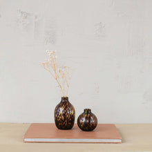 Load image into Gallery viewer, Tortoise Glass Vase, 2 Styles
