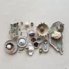 Load image into Gallery viewer, Handmade Stoneware Oyster Shell Shaped Platter
