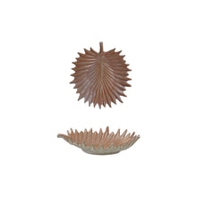 Load image into Gallery viewer, Stoneware Palm Frond Shaped Bowl (Each One Will Vary)
