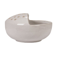 Load image into Gallery viewer, Stoneware Berry Bowl With Strainer White
