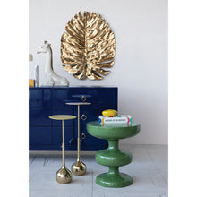 Load image into Gallery viewer, Resin Monstera Leaf Wall Decor, Gold Finish
