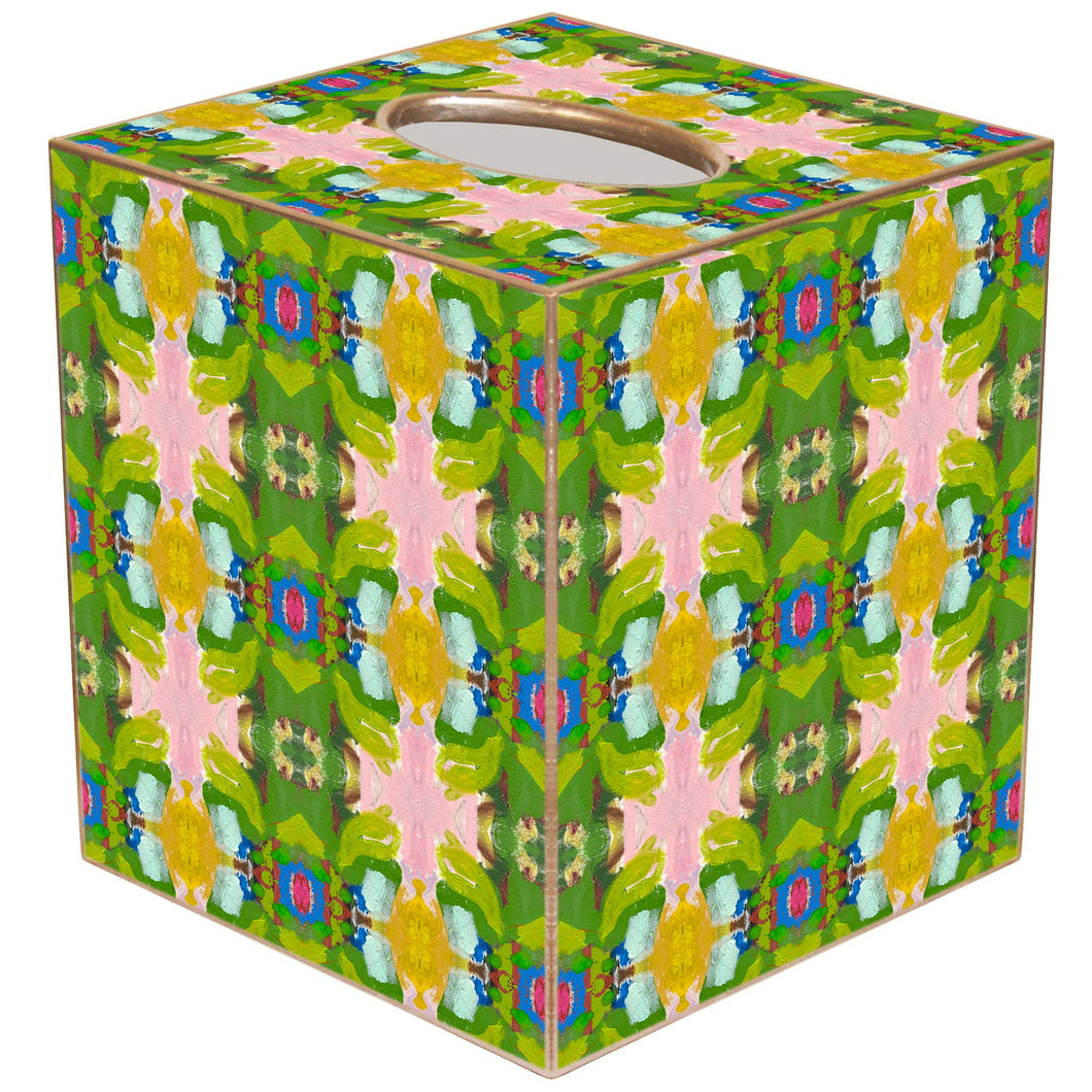 550LP - Boca Bay Laura Park Tissue Box Cover: Paper Mache