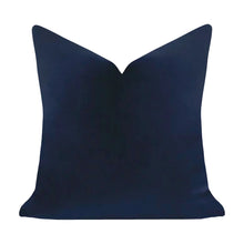 Load image into Gallery viewer, Cobalt Blue Solid Velvet Pillow by Laura Park
