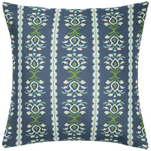 Load image into Gallery viewer, Rosemary Stripe Indigo Decorative Indoor Pillow by Laura Park
