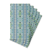 Load image into Gallery viewer, Laura Park Rosemary Stripe French Blue Guest Towels
