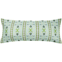 Load image into Gallery viewer, Rosemary Stripe Lagoon Decorative Pillow
