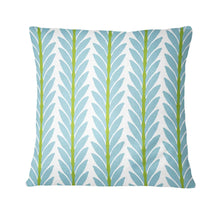 Load image into Gallery viewer, Frond French Blue Outdoor Pillow by Laura Park
