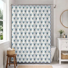 Load image into Gallery viewer, Laura Park Scalloped Shower Curtain
