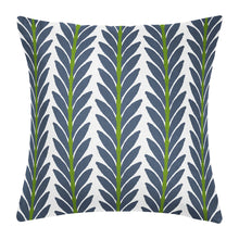 Load image into Gallery viewer, Frond Indigo Decorative Outdoor Pillow by Laura Park
