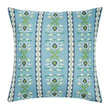 Load image into Gallery viewer, Rosemary Stripe French Blue Indoor Decorative Pillow by Laura Park
