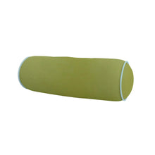 Load image into Gallery viewer, Green Velvet Bolster Pillow by Laura Park
