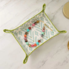 Load image into Gallery viewer, Petite Frond Blue Snap Tray
