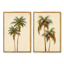 Load image into Gallery viewer, Shady Palms Pair Art Print
