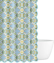 Load image into Gallery viewer, Laura Park English Garden Blue Shower Curtain
