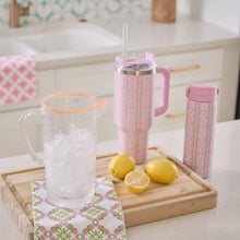 Load image into Gallery viewer, Rosemary Stripe Pink 24 oz. Insulated Water Bottle
