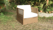 Load image into Gallery viewer, Atlantic Lounge Chair - Chocolate - Outdoor synthetic rattan chair
