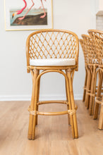 Load image into Gallery viewer, Croydon Counter Height Rattan Bar Stool

