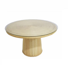 Load image into Gallery viewer, Tasmania Round Dining Table w/Glass Top
