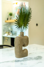 Load image into Gallery viewer, Distressed Handmade Paper Mache Vase
